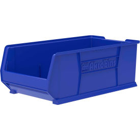 Akro-Mils® Akro-Bin® Plastic Super-Size Stacking Bin 29-7/8""L x 16-1/2"" W x 11""H Blue