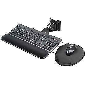 Global Industrial 250966 Global Industrial™ Flip-Up Keyboard & Mouse Tray For Orbit Workstation image.