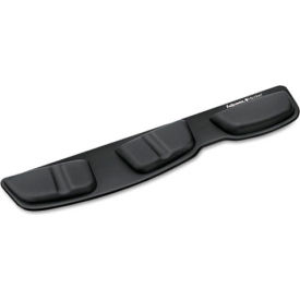 Fellowes Manufacturing 9182501 Fellowes® 9182501 Keyboard Palm Support with Microban® Protection, Black image.