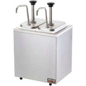 Server 79890, Insulated Bar, 2 Stainless Steel Pumps-2 Deep Fountain Jars, Thick/Thicker Condiments Server 79890, Insulated Bar, 2 Stainless Steel Pumps-2 Deep Fountain Jars, Thick/Thicker Condiments