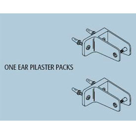 Metpar Corp 15670 Pilaster To Wall Bracket Kit for Stainless Steel Partition image.