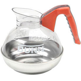 Bunn-O-Matic Corporation 6101.0101 Easy Pour® Coffee Stainless Steel Bottom Decanters, 64 oz, Decaf image.