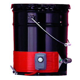 BriskHeat Silicone Rubber Pail Heater For 5 Gallon Plastic Pail, 50-160 F, 240V