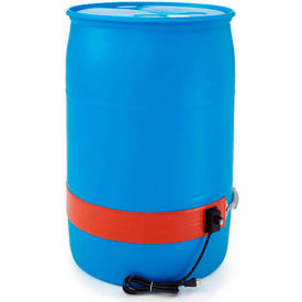 BriskHeat Silicone Rubber Drum Heater For 55 Gallon Plastic Drum, 50-160 F, 120V