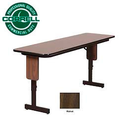 Correll Folding Seminar Table - Adjustable Height - 18