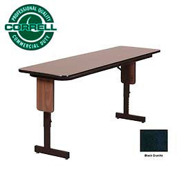Correll Folding Seminar Table - Adjustable Height - 24