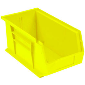 QUS234YL  Global; Plastic Storage Bin - Parts Storage Bin 5-1/2 x 14-3/4 x 5, Yellow
