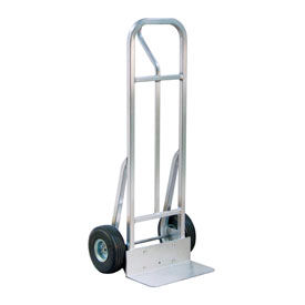 New Age Industrial Corp. HT18P10 New Age HT18P10 Aluminum Hand Truck Pneumatic Wheels 750 Lb. Capacity image.
