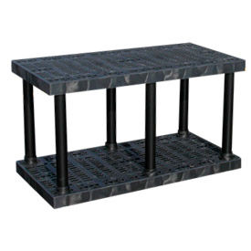 Structural Plastic Vented Shelving, 48
