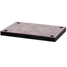 Spc Industrial Structural Plastics Corp. STH3624 Structural Plastic Adjustable Solid Shelf, 36"W x 24"D, Black image.