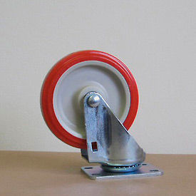 Little Giant 5125PPY-S 5" Polyurethane Swivel Caster 5125PPY-S for Little Giant® Carts image.