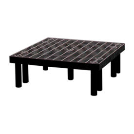 Spc Industrial Structural Plastics Corp. D3636 Plastic Dunnage Rack with Vented Top 36"W x 36"D x 12"H image.