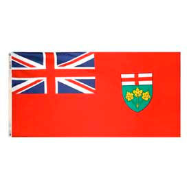 Annin & Co 220115 3 x 6 ft Nylon Ontario Flag  image.