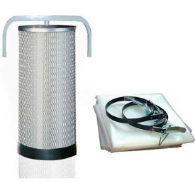 Air Foxx DC19CL Replacement Canister Filter For UFO-103H, UFO-103H1, & UFO-105D Dust Collector image.