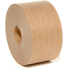Holland Manufacturing Company, Inc. H2070X375 TAN Reinforced Water Activated Tape 70mm x 375 5 Mil Tan image.