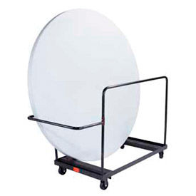 National Public Seating DY-71R Vertical Storage Folding Table Dolly For 72" Round Table image.