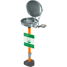 Guardian Equip Co G1825BC Guardian Equipment Eye Wash Pedestal Mounted Stainless Steel Bowl and Cover, G1825BC image.