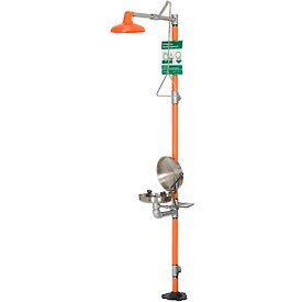 Guardian Equipment Safety Station with Eye Wash Stainless Steel Bowl and Cover, G1902BC