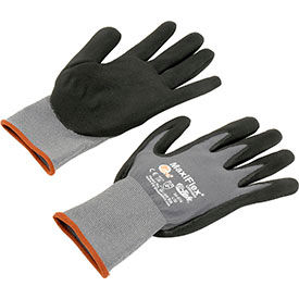Pip Industries 34-874/M PIP® MaxiFlex® Ultimate™ Nitrile Coated Knit Nylon Gloves, Medium, 12 Pairs image.