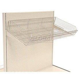 Global Industrial 796540A Wire Basket with Brackets 36"W x 16"D image.