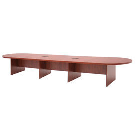 Oval 192" x 52" Conference Table Cherry - Legacy Series view 2