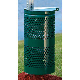 Dogipot 1206A-L DOGIPOT® Aluminum 10 Gallon Outdoor Dog Waste Receptacle image.