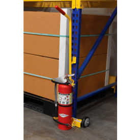 Vestil Manufacturing FEC-1 Fire Extinguisher Cart With Wall-Mounted Brackets image.