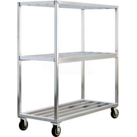 New Age Industrial Corp. 1152****** New Age 1152 Aluminum Box Truck 63 x 27 x 71 3 Shelves image.