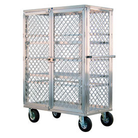 New Age Industrial Corp. 99475 New Age 99475 Aluminum Amplimesh Security Cage Truck 49 x 26-3/4 x 68-3/4 image.