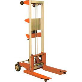 Wesco® Hand Winch Lift Truck 273511 500 Lb. 71" Lift Fixed Legs 