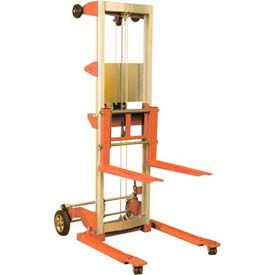 Wesco® Hand Winch Lift Truck 273513 400 Lb. 120" Lift Straddle Legs 