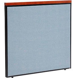 Global Industrial 277528BL Interion® Deluxe Office Partition Panel, 48-1/4"W x 43-1/2"H, Blue image.