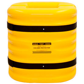 JUSTRITE SAFETY GROUP 17246 Eagle Column Protector, 6" Column Opening, 24" High, Yellow image.
