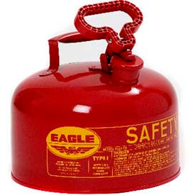 JUSTRITE SAFETY GROUP UI25S Eagle Type 1 Safety Can - 2.5 Gallon - Red image.