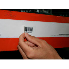 Kennedy Group ER-2 Economy Rack Placard Label Holder, 2" X 100 ft. Roll - White image.
