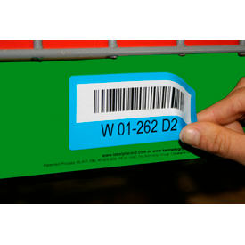 Kennedy Group ERX-37 Economy Rack Placard Label Holder, 2" X 100 Ft. Roll - Green image.