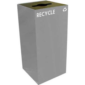 Witt Company 32GC04-SL Witt Industries Recycling Can, 32 Gallon, Gray image.