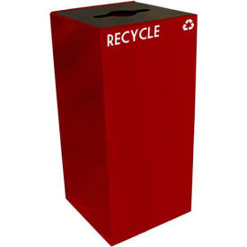 Witt Company 32GC04-SC Witt Industries Recycling Can, 32 Gallon, Red image.