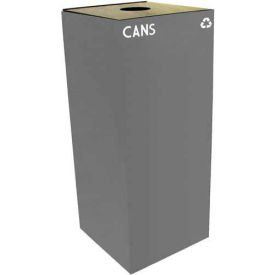 Witt Company 36GC01-SL Witt Industries Recycling Can, Cans, 36 Gallon, Gray image.