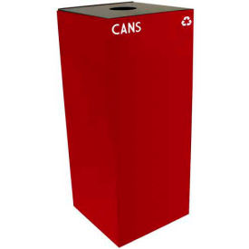 Witt Company 36GC01-SC Witt Industries Recycling Can, 36 Gallon, Red image.