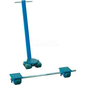 Global Industrial ET3 Steerable Machinery Moving Skate Roller Kits 6 Ton Capacity image.