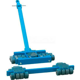 Global Industrial ET20 Steerable Machinery Moving Skate Roller Kits 40 Ton Capacity image.