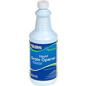 Global Industrial 640408 Global Industrial™ Drain Opener, 1 Quart Bottle, 12/Case image.