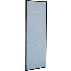 Global Industrial 277661BL Interion® Office Partition Panel, 24-1/4"W x 60"H, Blue image.