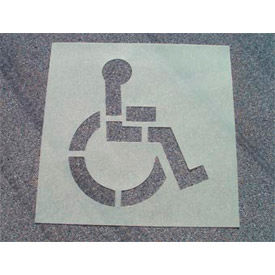 National Marker Company PMS50 Stencil Handicapped Parking, Heavy Duty, PMS50 image.
