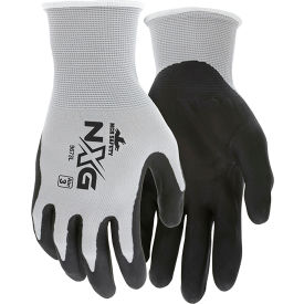 Mcr Safety 9673XL Memphis 9673XL Economy Foam Nitrile Gloves, Gray/Black, 12 Pairs image.