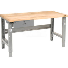 Global Industrial Workbench w/ Shop Top Square Edge & Drawer, 60 Global Industrial Workbench w/ Shop Top Square Edge & Drawer, 60