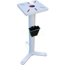 ABS Import Tools Inc 80710034 Pedestal Stand for Bench Grinders, 9-3/4" Square Mounting Surface image.