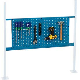 Global Industrial 318873BL Global Industrial™ 36" Pegboard Panel Kit, 48"W, Blue image.