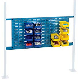 Global Industrial 318874BL Global Industrial™ 36" Louver Panel Kit, 48"W, Blue image.